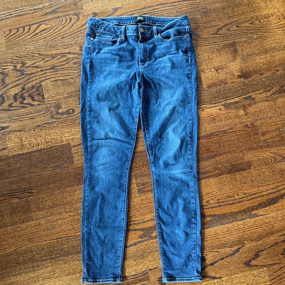 PAIGE Hoxton Dark Indigo Denim Jeans